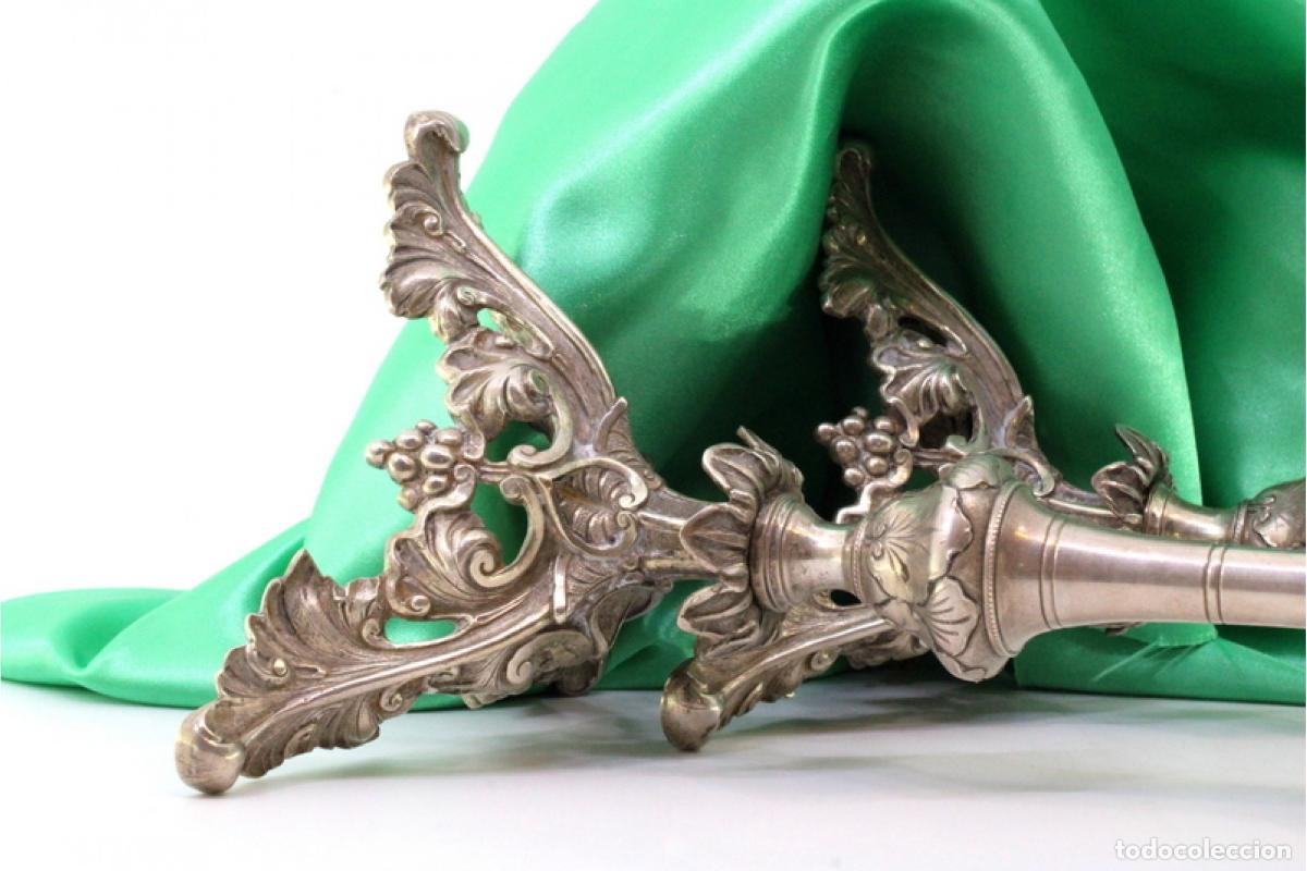 Antig&uuml;edades: candelabros de plata - Foto 6