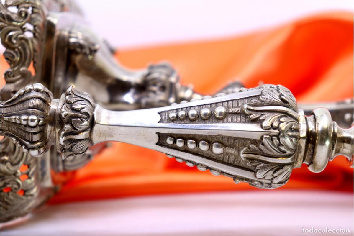 Antig&uuml;edades: candelabros de plata - Foto 5