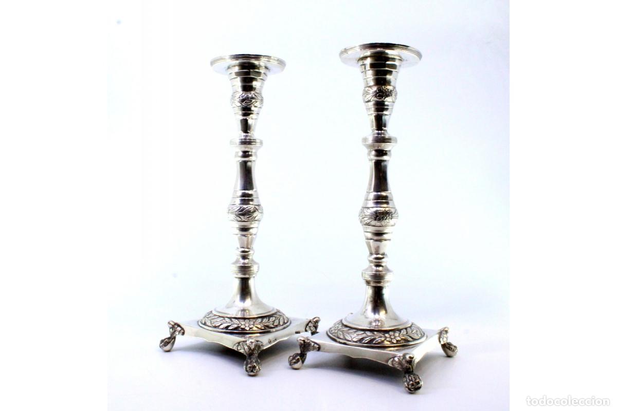 Antig&uuml;edades: candelabros de plata - Foto 4