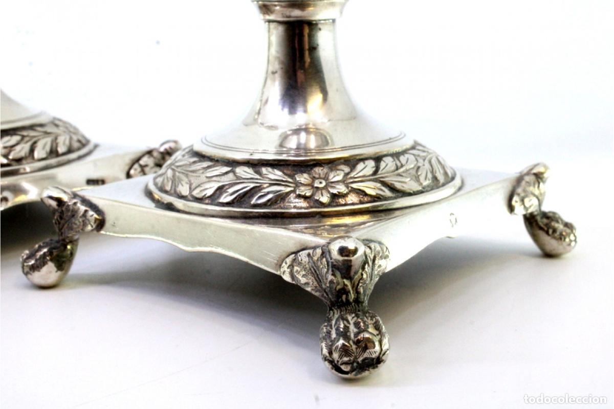 Antig&uuml;edades: candelabros de plata - Foto 8