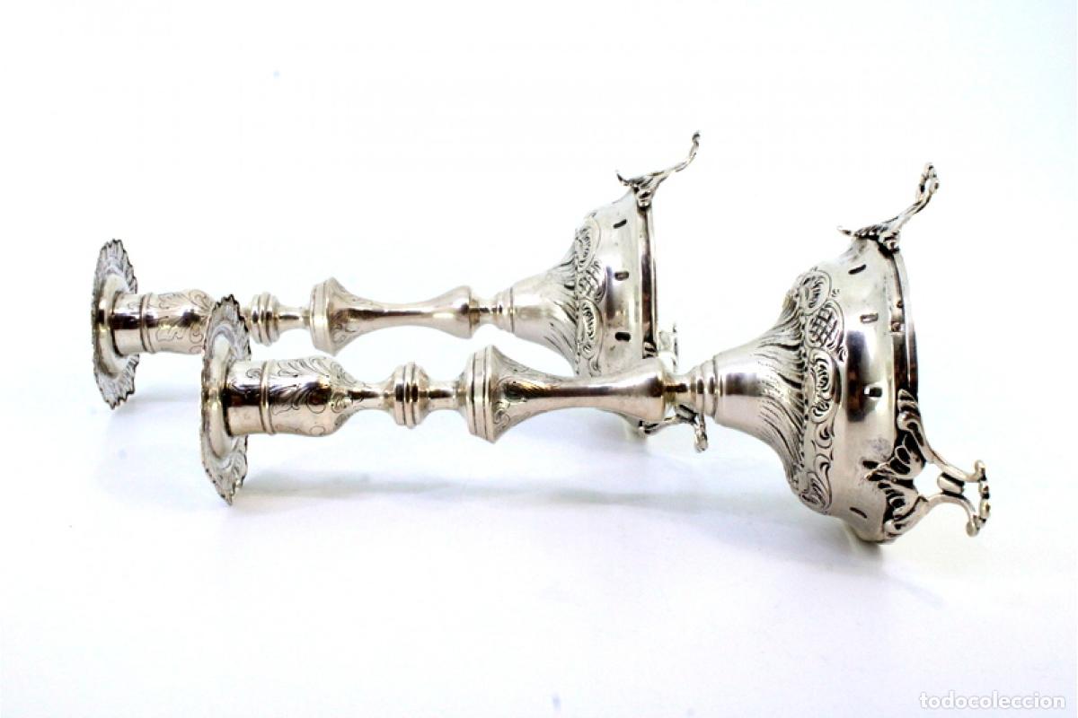 Antig&uuml;edades: candelabros de plata - Foto 5