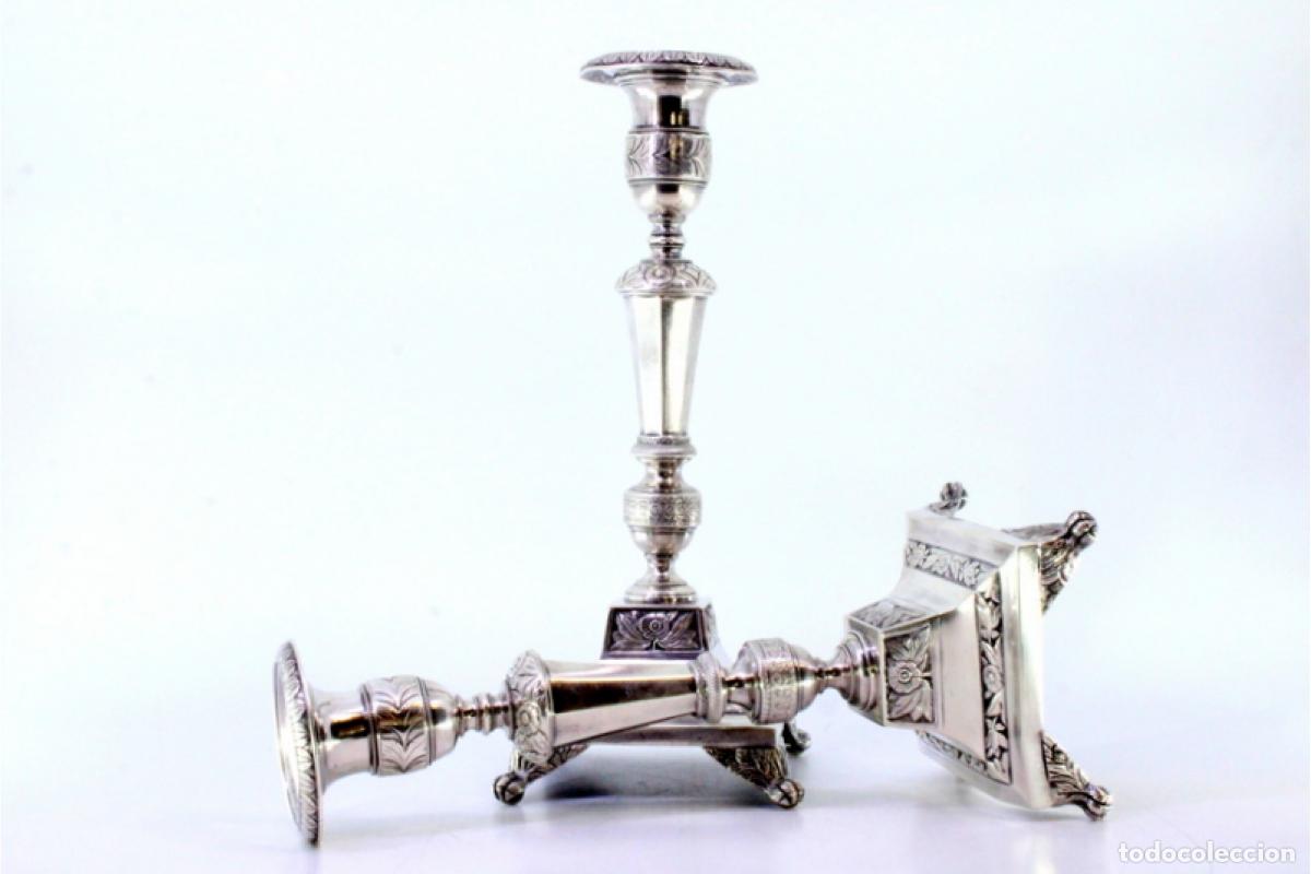 Antig&uuml;edades: candelabros de plata - Foto 7