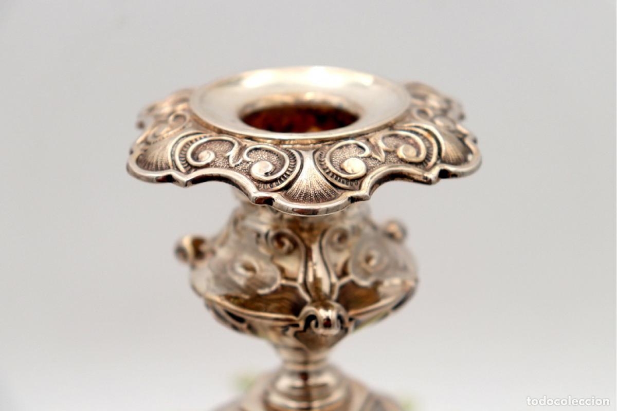 Antig&uuml;edades: candelabros de plata - Foto 3