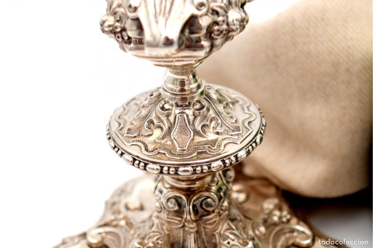 Antig&uuml;edades: candelabros de plata - Foto 5