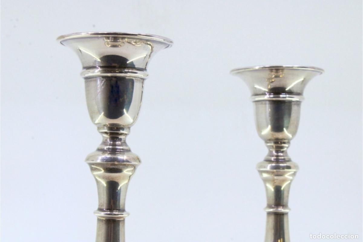 Antig&uuml;edades: candelabros de plata - Foto 2