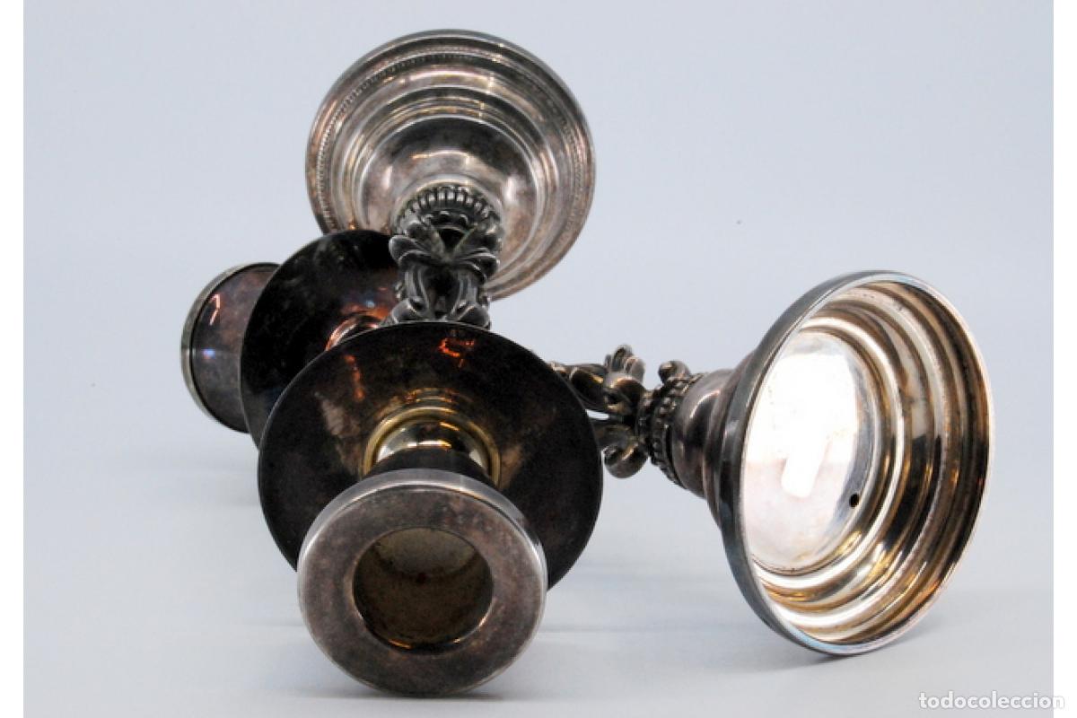 Antig&uuml;edades: candelabros de plata - Foto 9