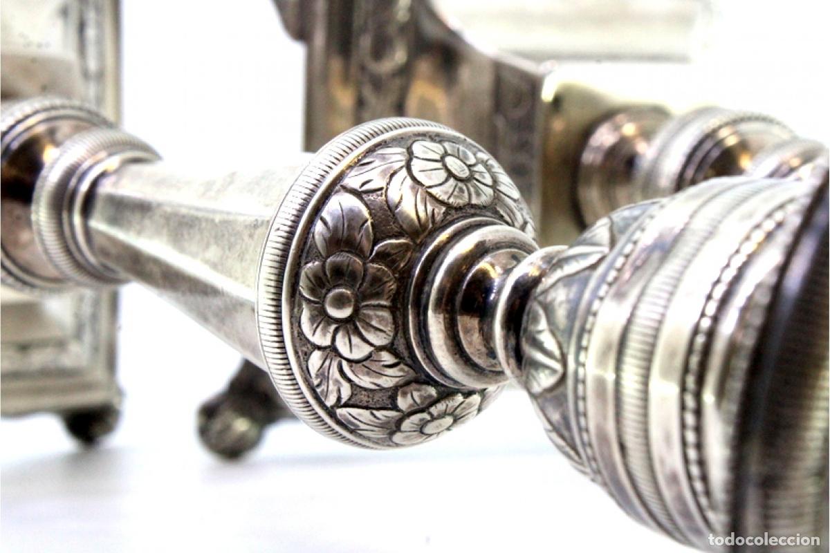 Antig&uuml;edades: candelabros de plata - Foto 5