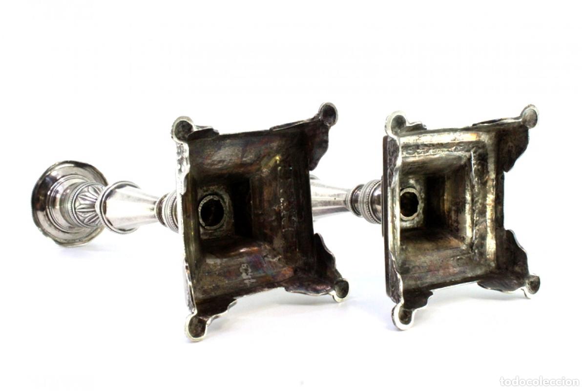 Antig&uuml;edades: candelabros de plata - Foto 6