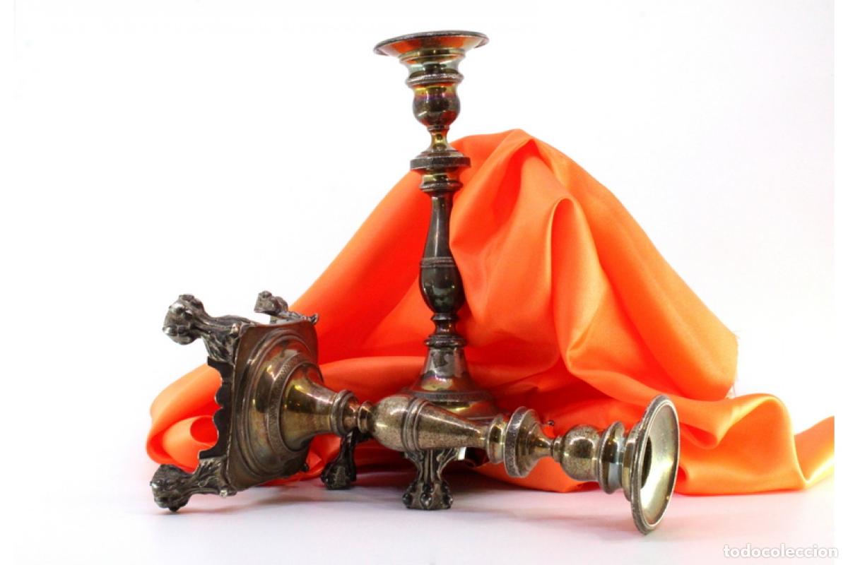 Antig&uuml;edades: candelabros de plata - Foto 5