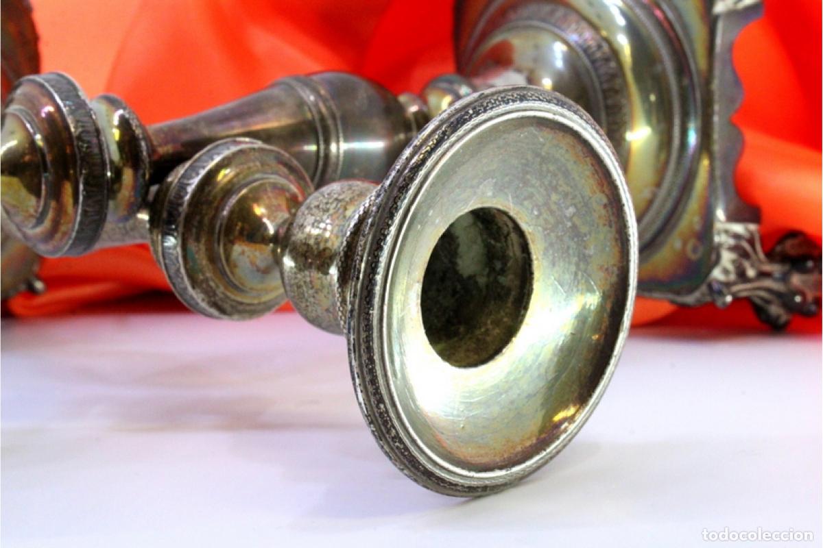Antig&uuml;edades: candelabros de plata - Foto 7