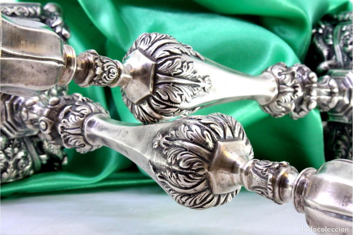 Antig&uuml;edades: candelabros de plata - Foto 3