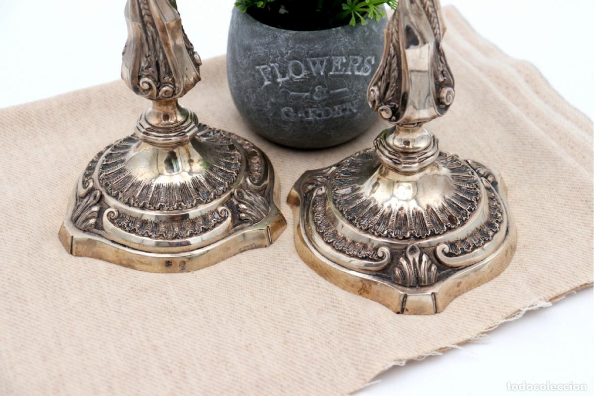 Antig&uuml;edades: candelabros de plata - Foto 5