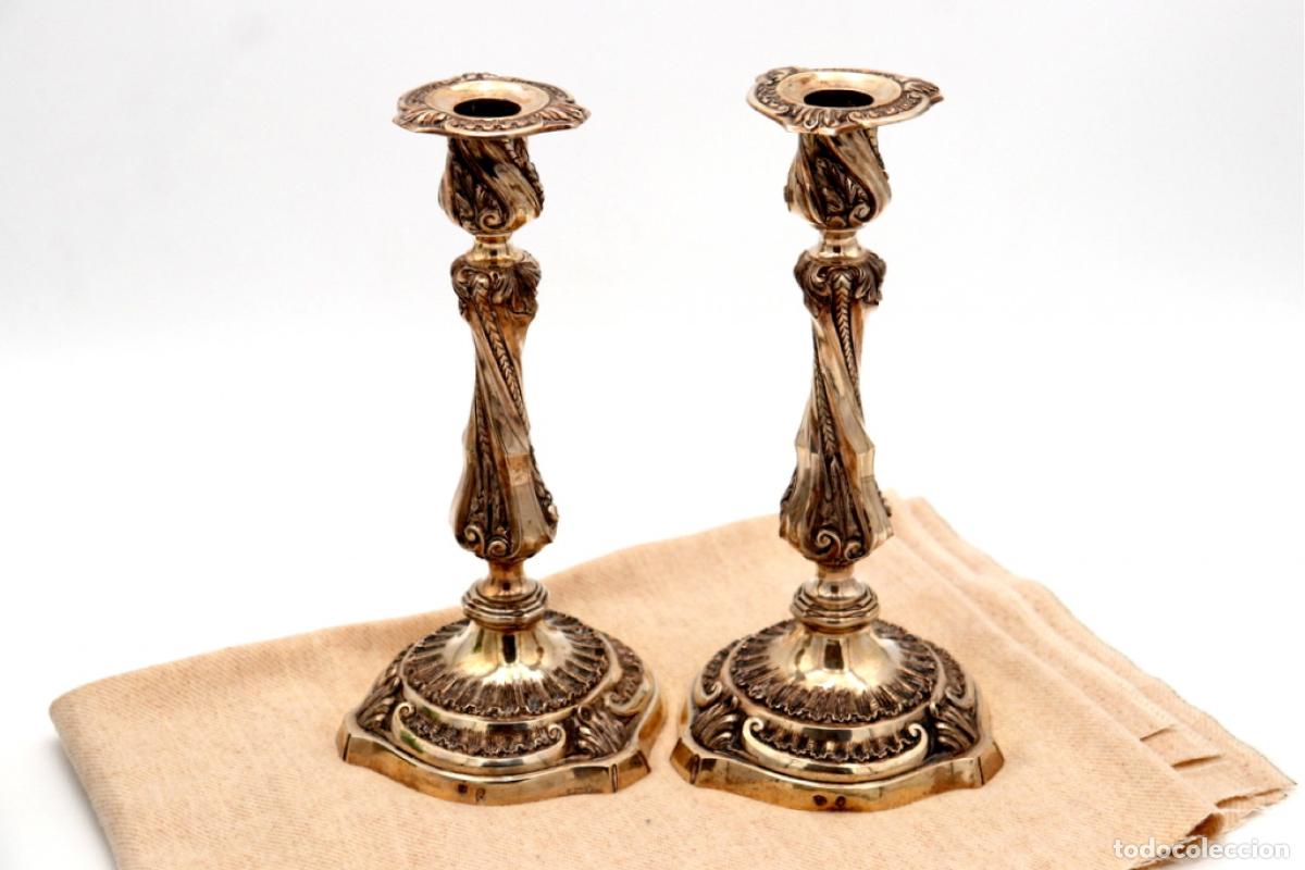 Antig&uuml;edades: candelabros de plata - Foto 6