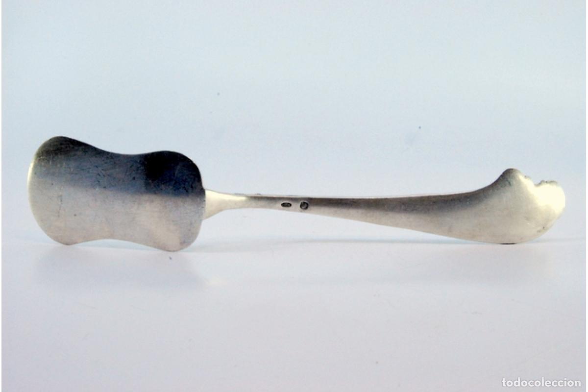 Antig&uuml;edades: Esp&aacute;tula de plata para servir postres. - Foto 6
