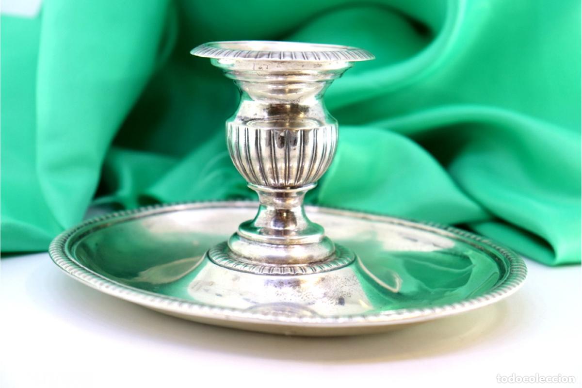 Antig&uuml;edades: candelabro de plata - Foto 2
