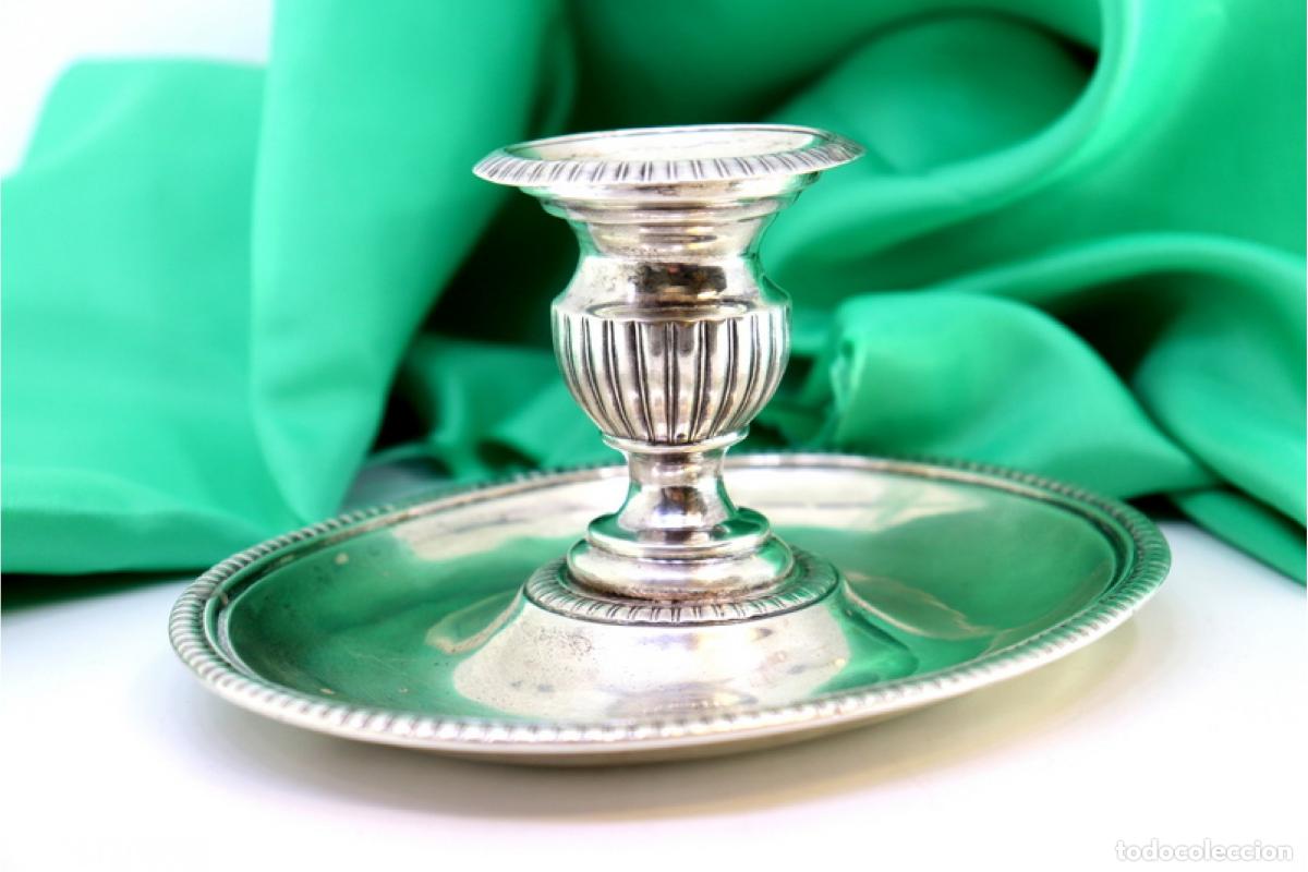 Antig&uuml;edades: candelabro de plata - Foto 1