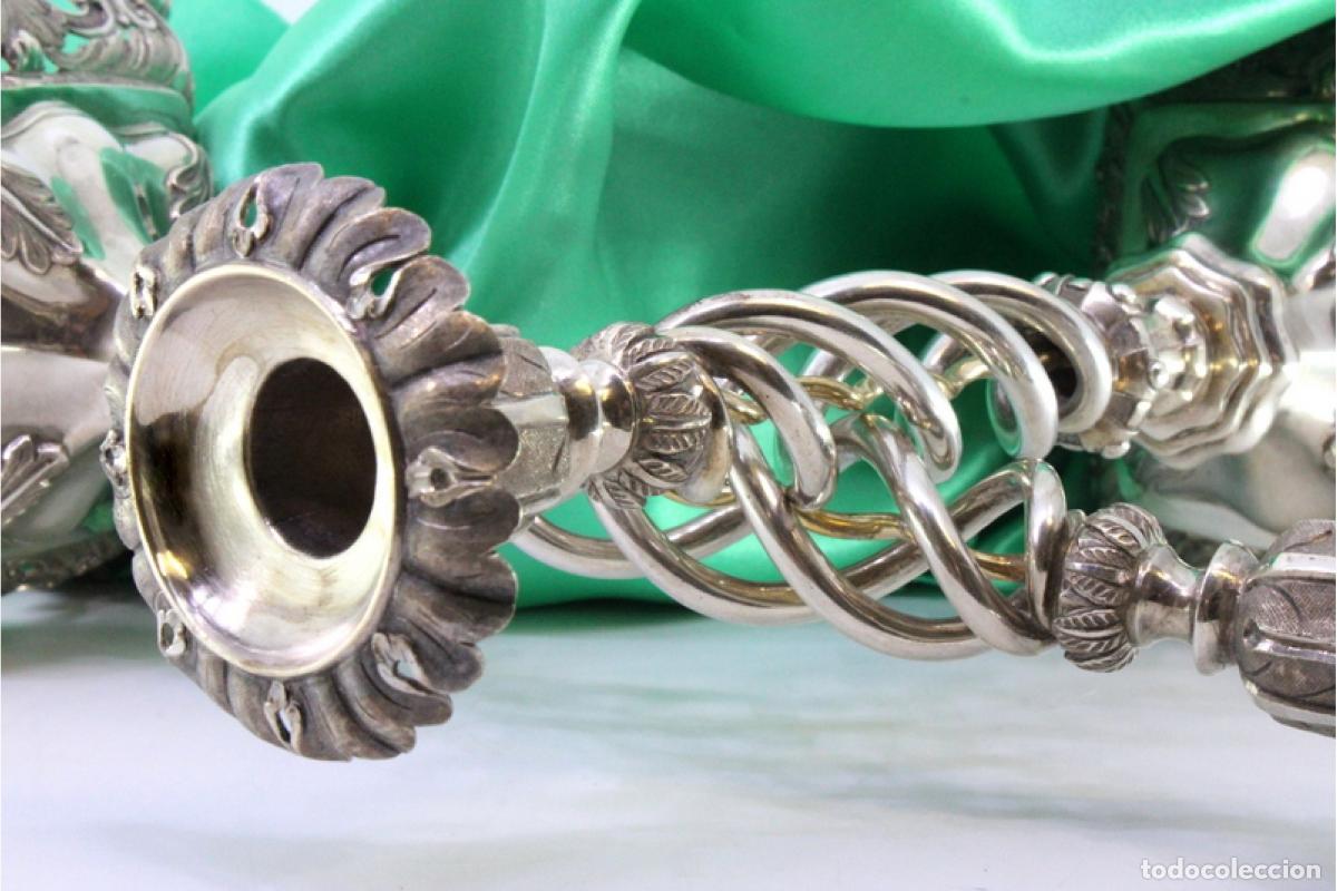 Antig&uuml;edades: candelabros de plata - Foto 6