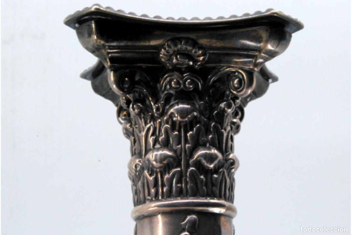 Antig&uuml;edades: candelabro de plata - Foto 2