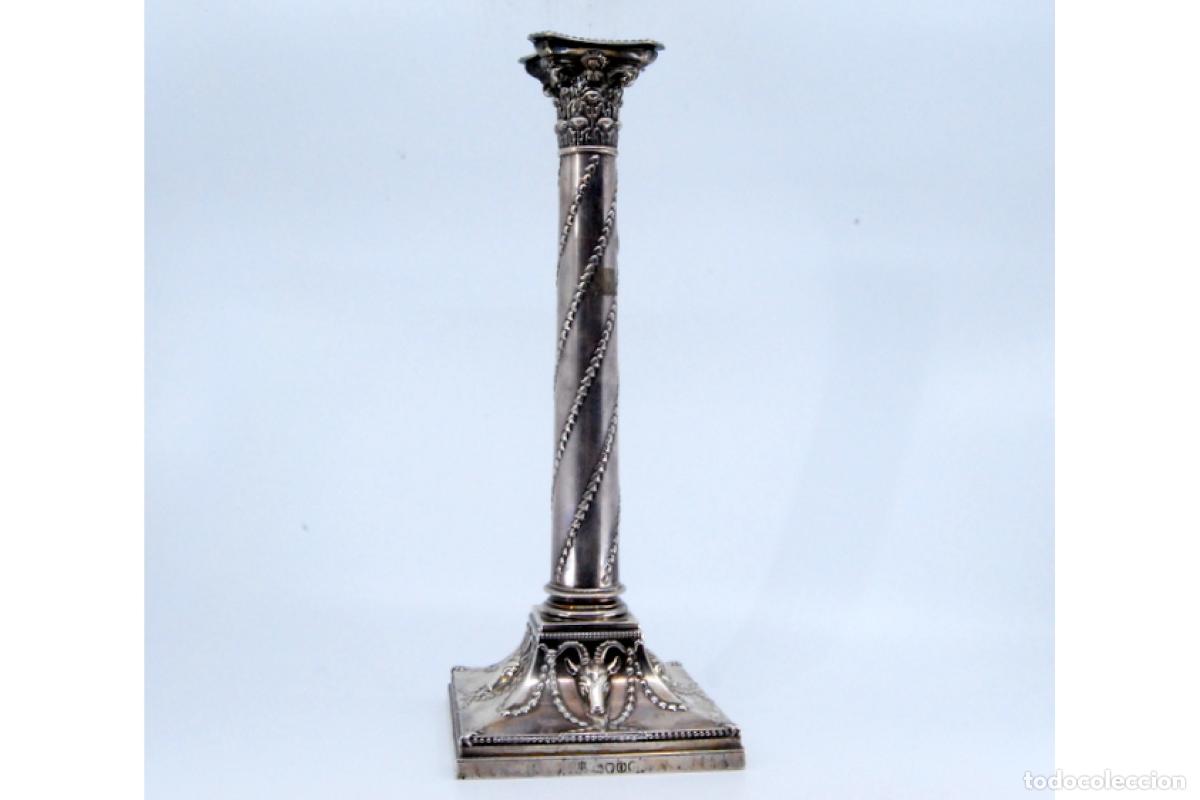 Antig&uuml;edades: candelabro de plata - Foto 6