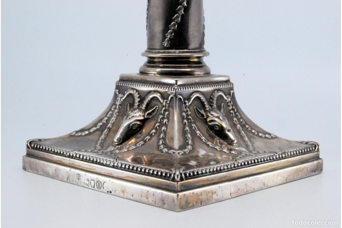 Antig&uuml;edades: candelabro de plata - Foto 7