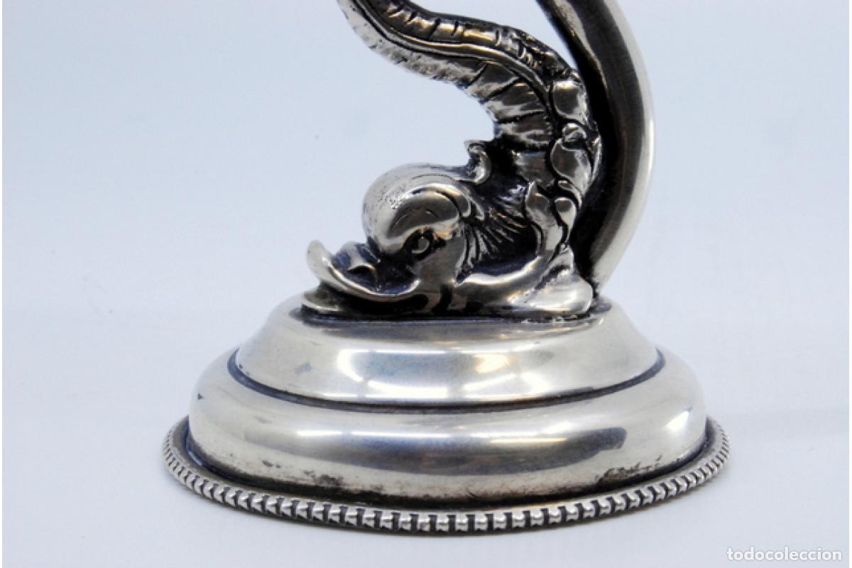 Antig&uuml;edades: candelabro de plata - Foto 3