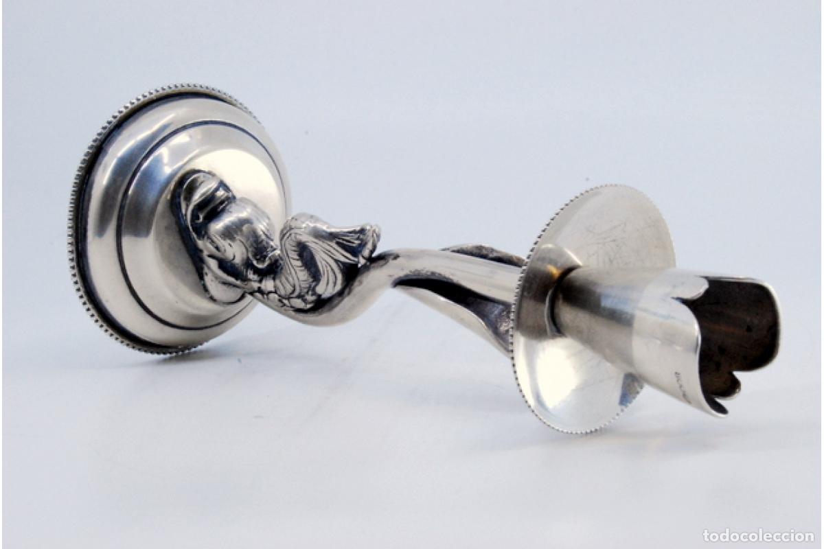 Antig&uuml;edades: candelabro de plata - Foto 4