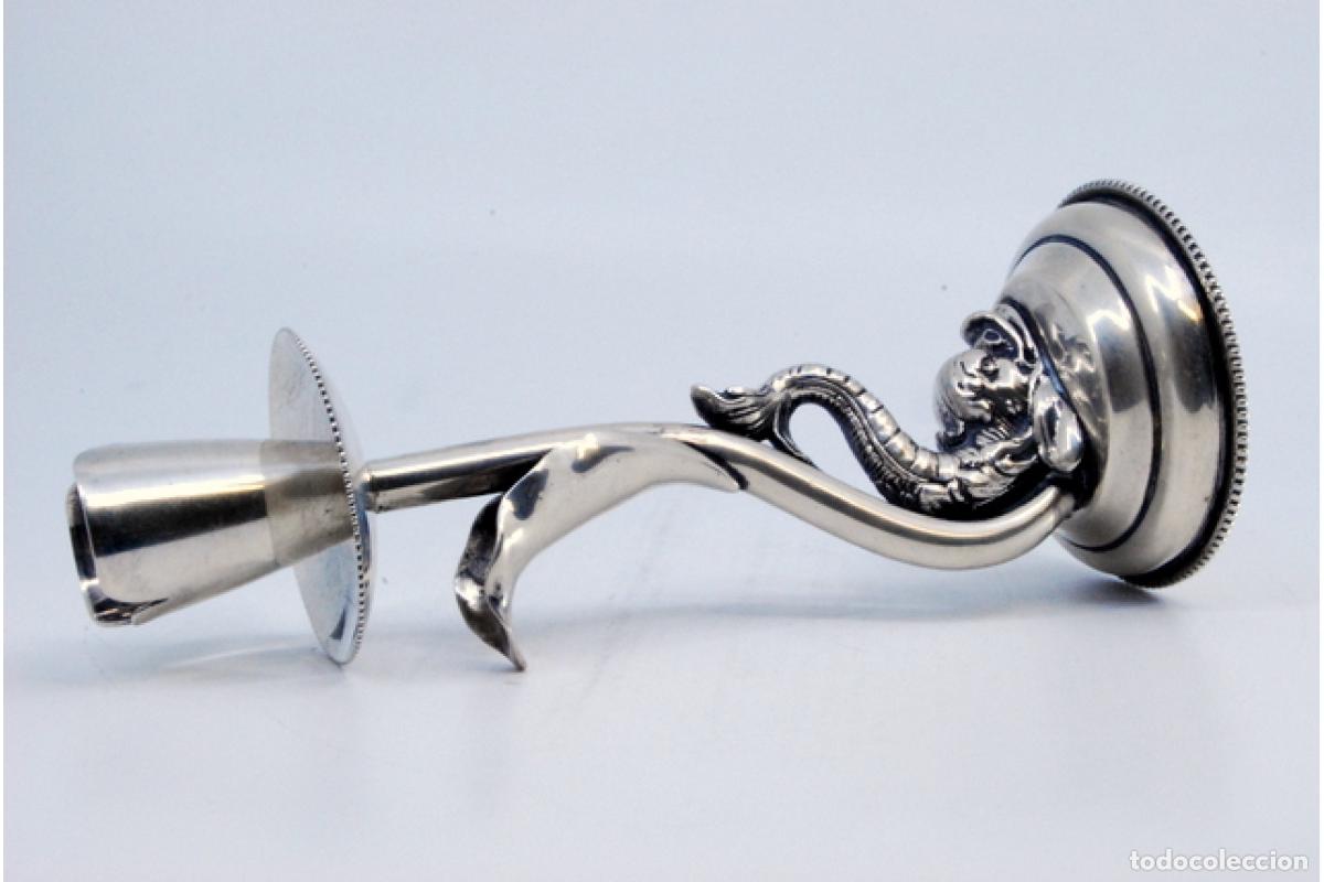 Antig&uuml;edades: candelabro de plata - Foto 5