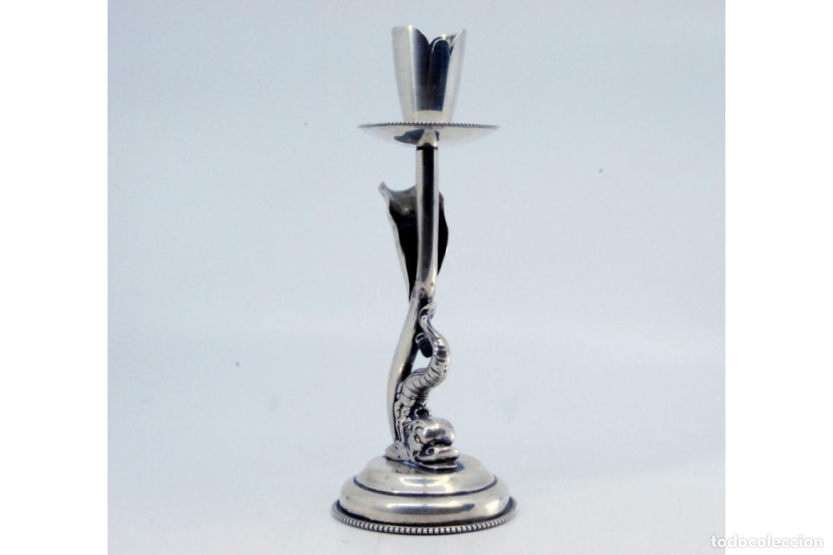 Antig&uuml;edades: candelabro de plata - Foto 8