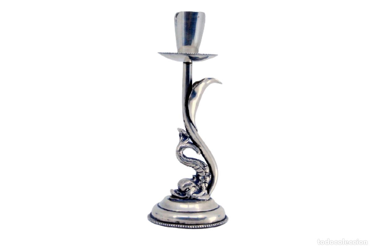 Antig&uuml;edades: candelabro de plata - Foto 1