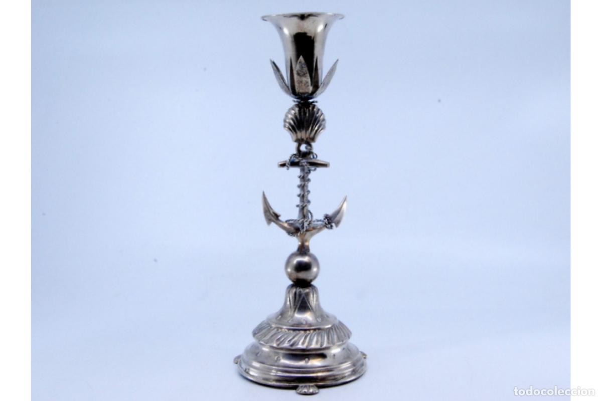 Antig&uuml;edades: soporte de plata para palillos de dientes - Foto 2