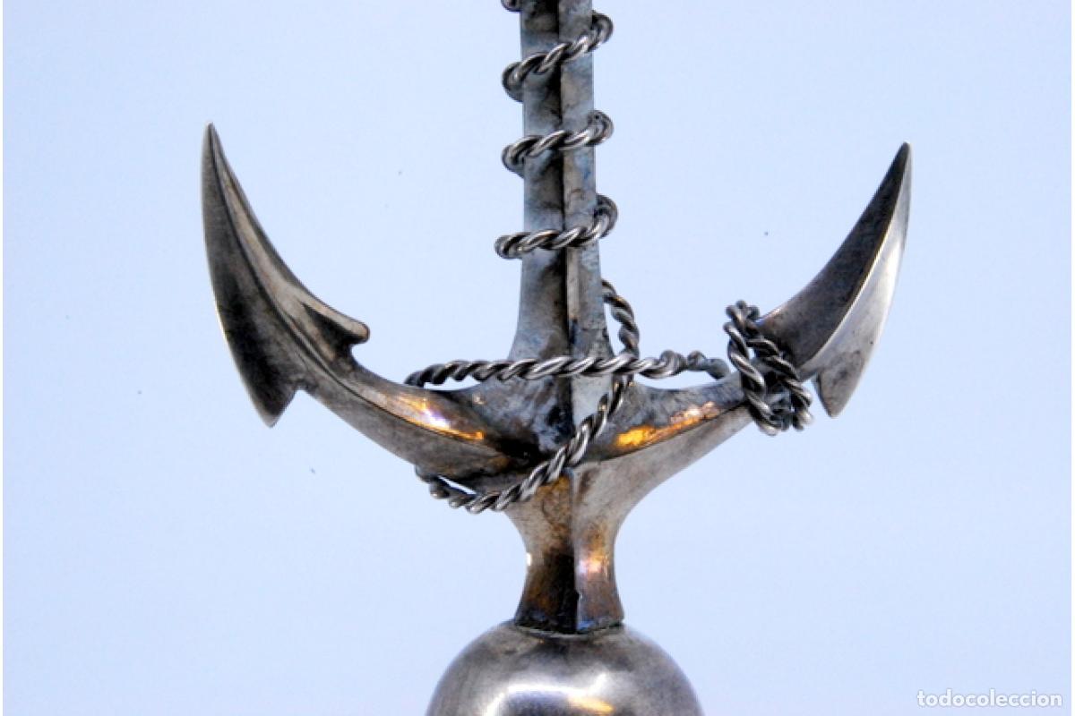 Antig&uuml;edades: soporte de plata para palillos de dientes - Foto 9