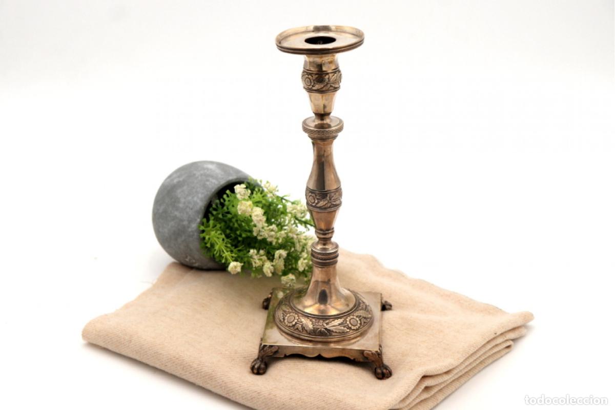 Antig&uuml;edades: candelabro de plata - Foto 3
