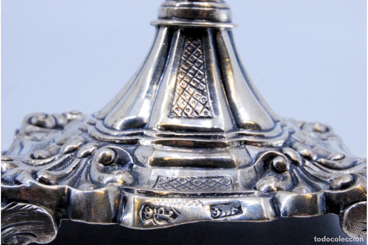Antig&uuml;edades: candelabro de plata - Foto 2