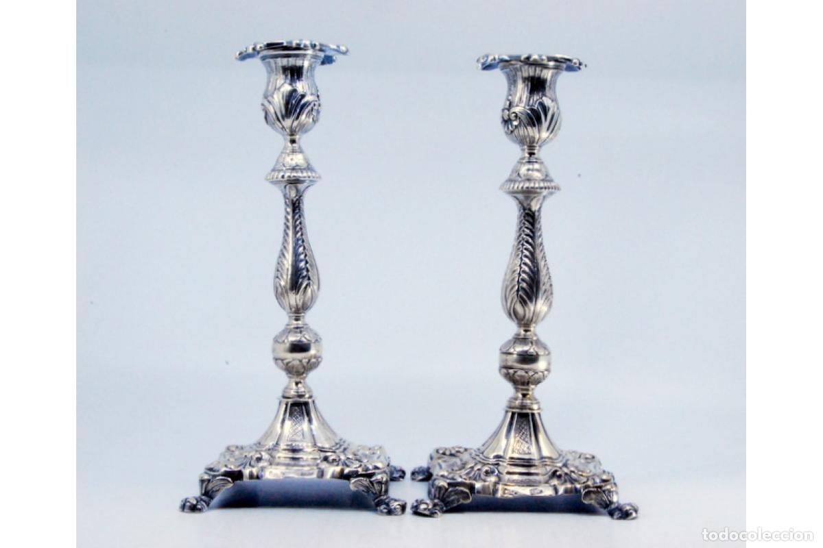 Antig&uuml;edades: candelabro de plata - Foto 3