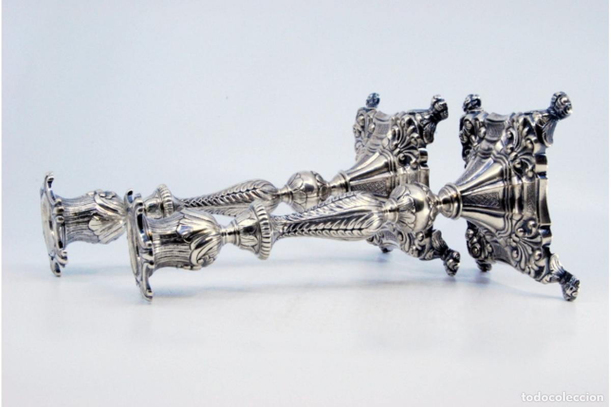 Antig&uuml;edades: candelabro de plata - Foto 4