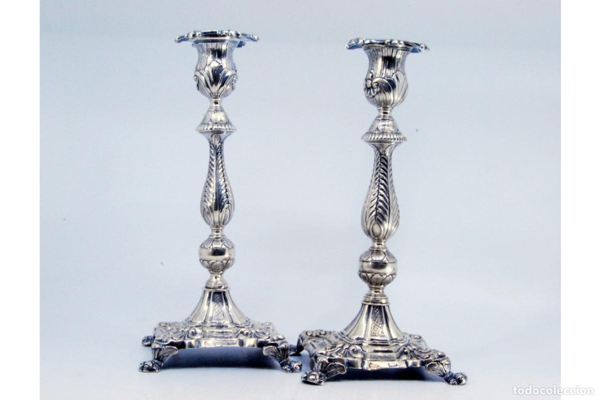 Antig&uuml;edades: candelabro de plata - Foto 6