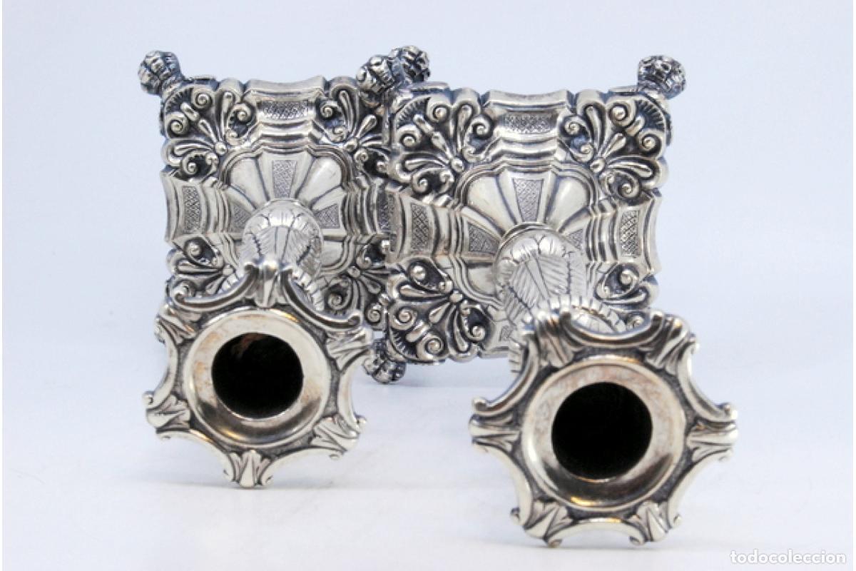 Antig&uuml;edades: candelabro de plata - Foto 7