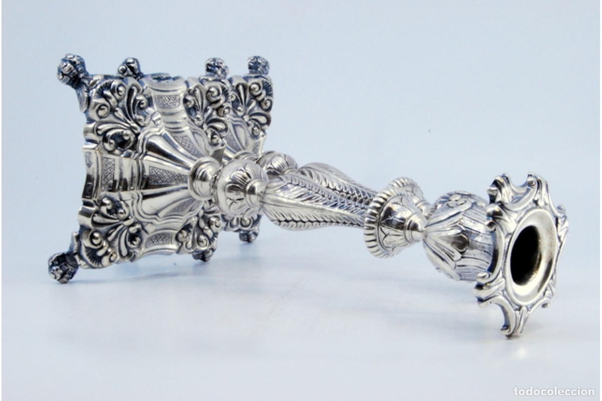 Antig&uuml;edades: candelabro de plata - Foto 8