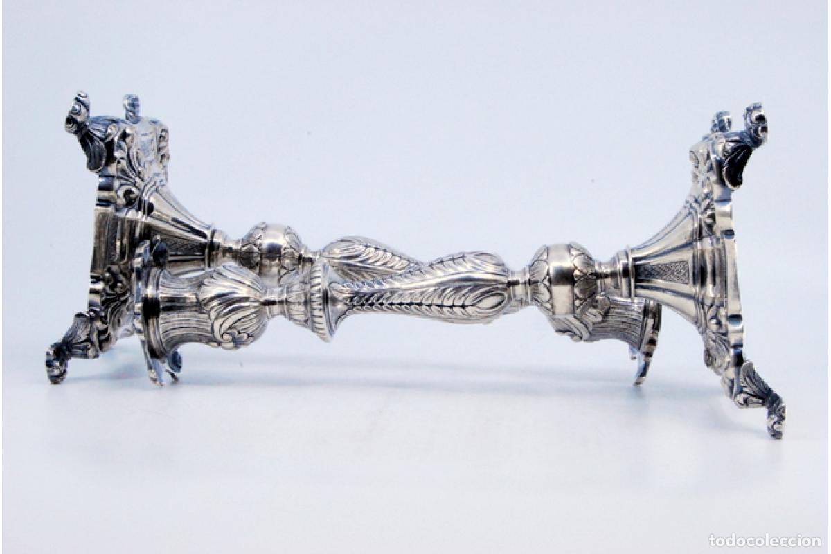 Antig&uuml;edades: candelabro de plata - Foto 9
