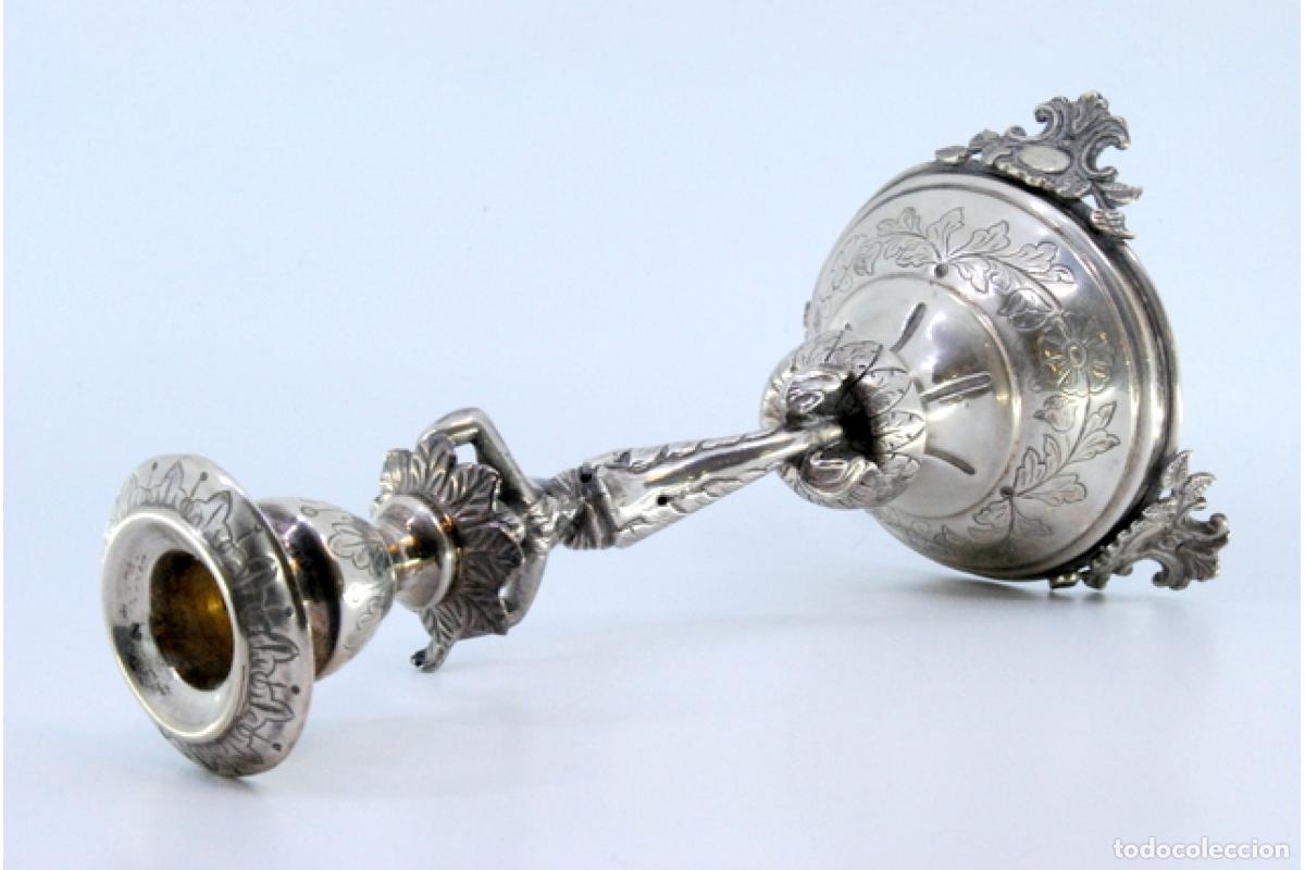 Antig&uuml;edades: candelabro de plata - Foto 4