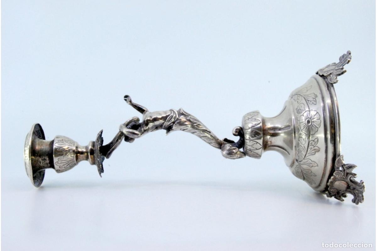 Antig&uuml;edades: candelabro de plata - Foto 6