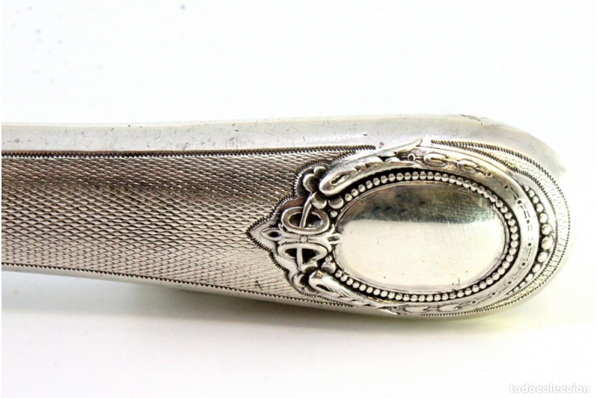 Antig&uuml;edades: Cuchillo de plata, para pescar - Foto 2