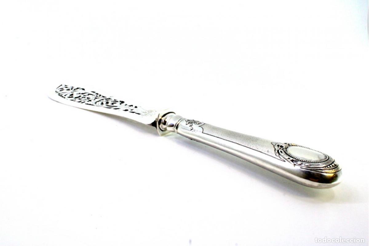 Antig&uuml;edades: Cuchillo de plata, para pescar - Foto 5