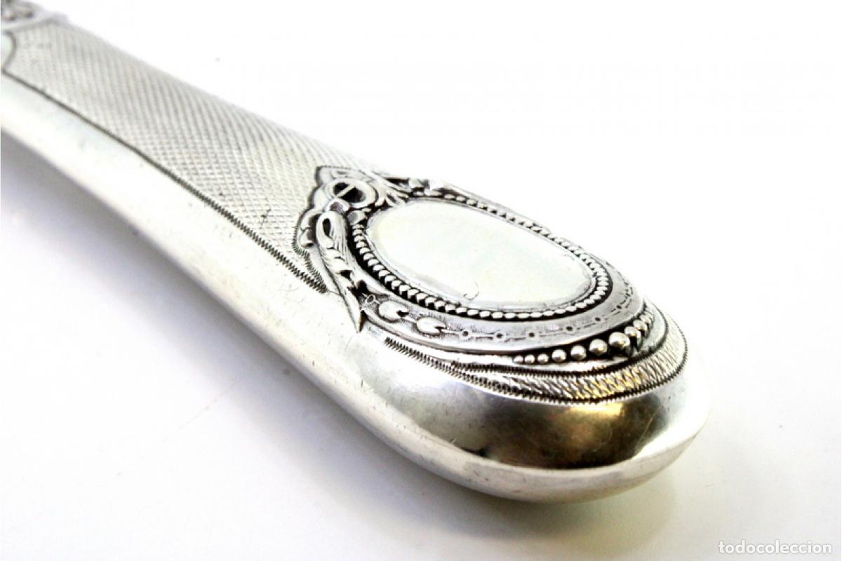 Antig&uuml;edades: Cuchillo de plata, para pescar - Foto 6