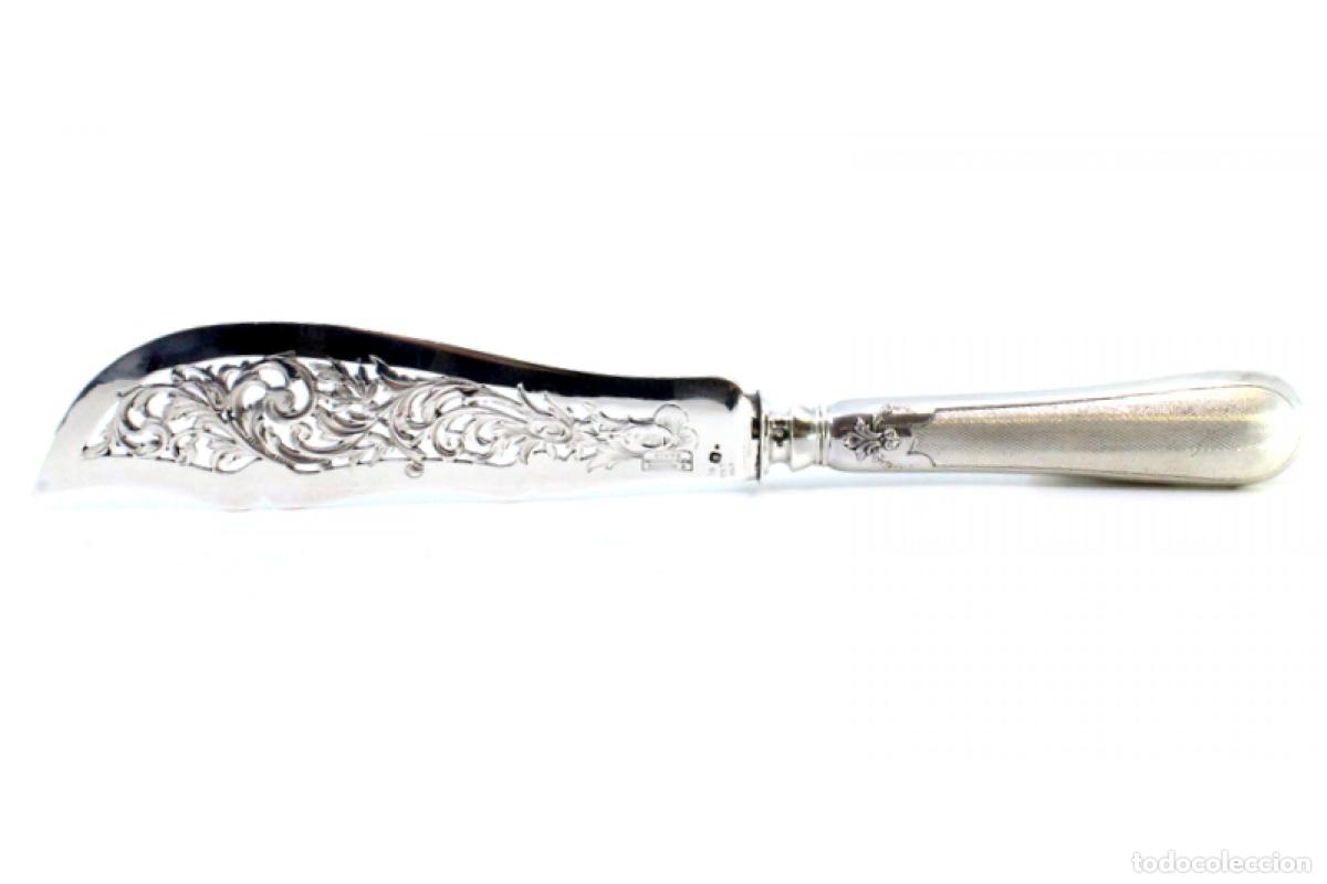 Antig&uuml;edades: Cuchillo de plata, para pescar - Foto 7