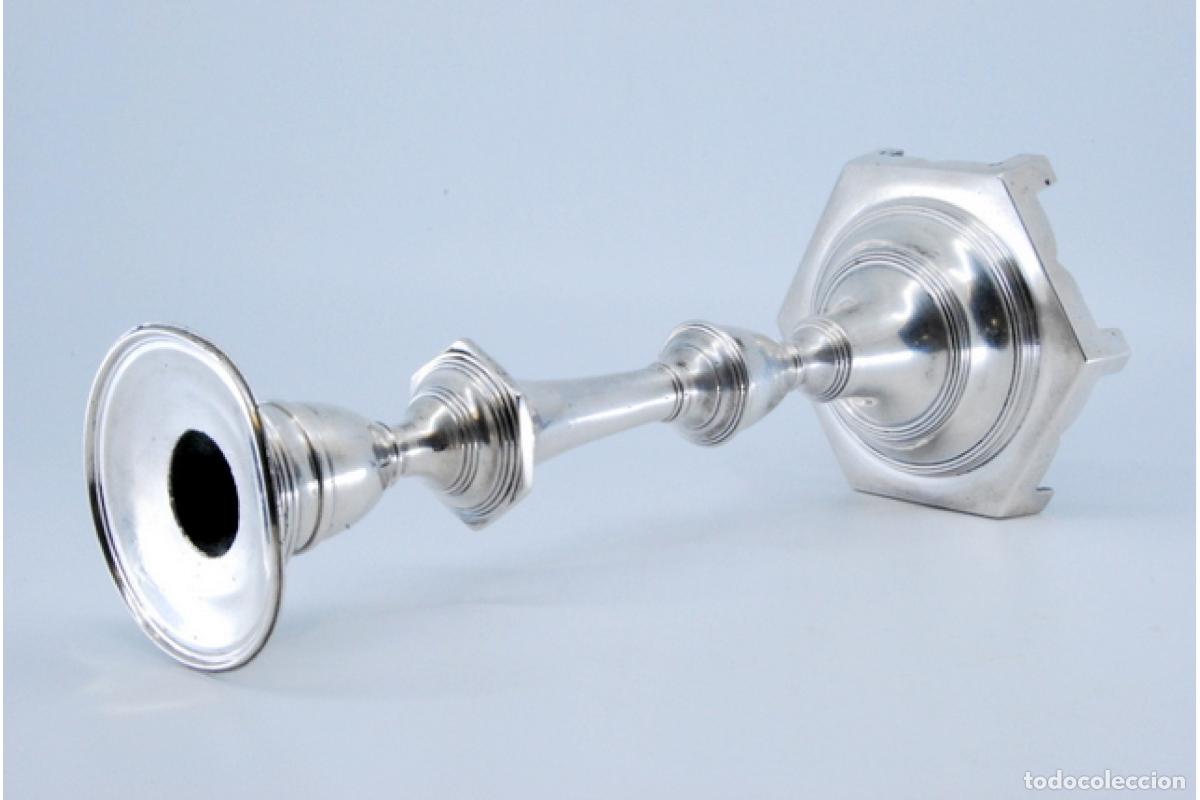Antig&uuml;edades: candelabro de plata - Foto 3