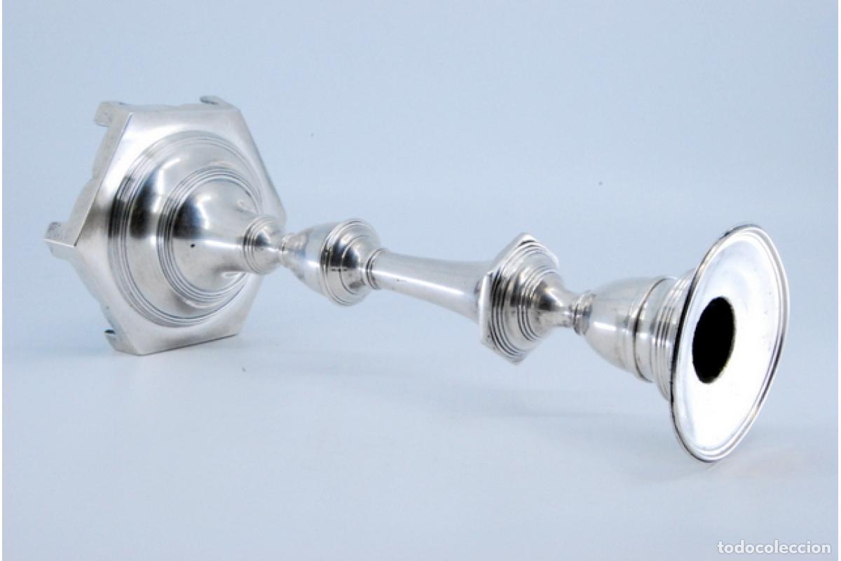 Antig&uuml;edades: candelabro de plata - Foto 4