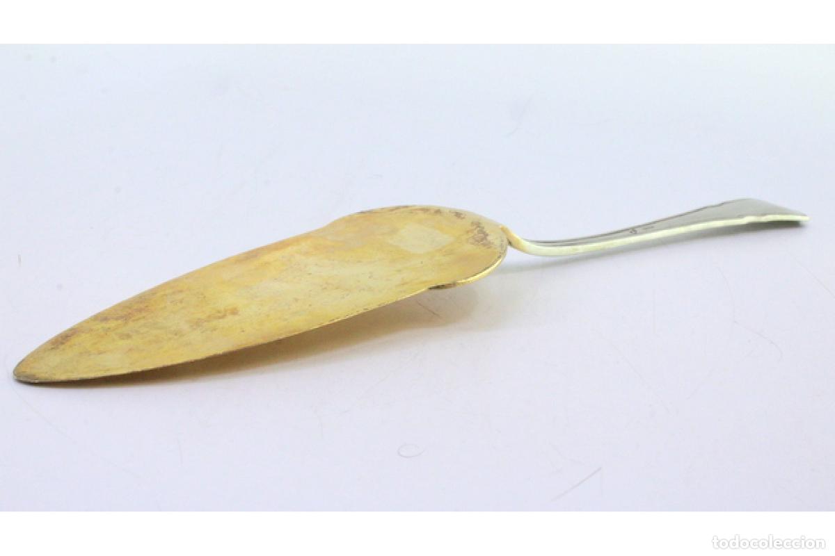 Antig&uuml;edades: Esp&aacute;tula de plata para servir el pastel - Foto 3