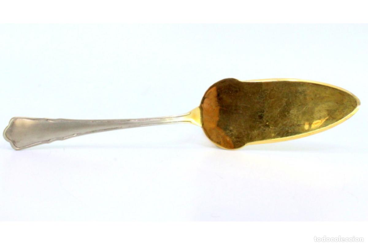 Antig&uuml;edades: Esp&aacute;tula de plata para servir el pastel - Foto 6