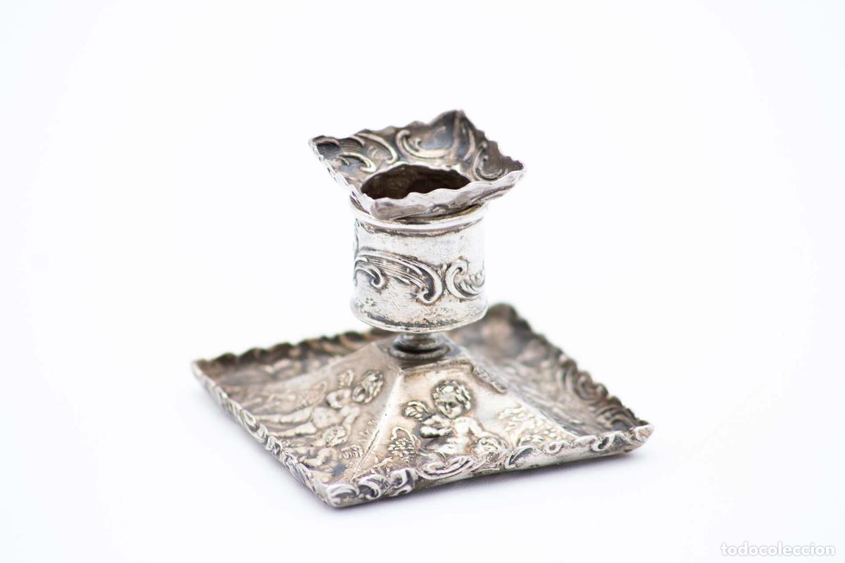 Antig&uuml;edades: candelabro de plata - Foto 2